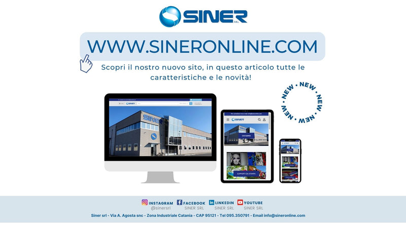 IL NUOVO SITO DELLA SINER E' ONLINE!