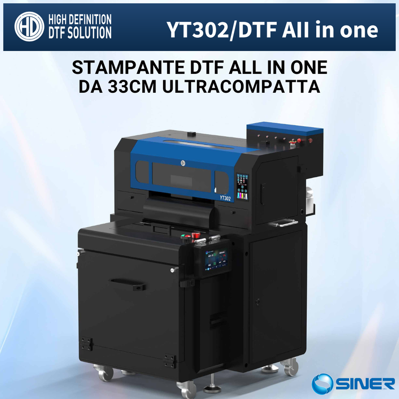 Stampante DTF Ultracompatta da 33cm YT302