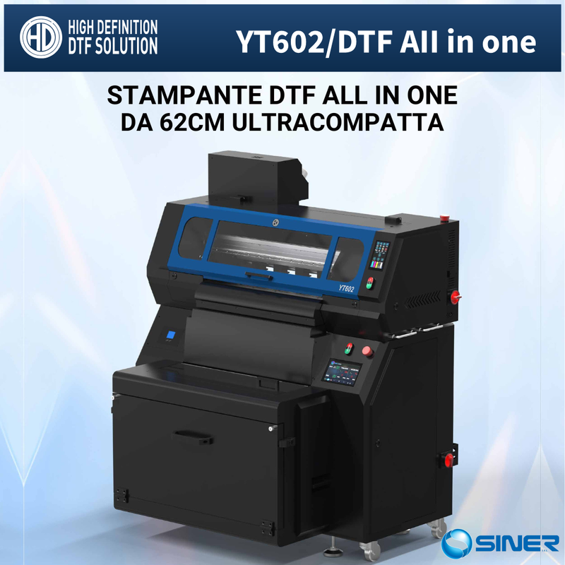 Stampante DTF Ultracompatta da 62cm YT602