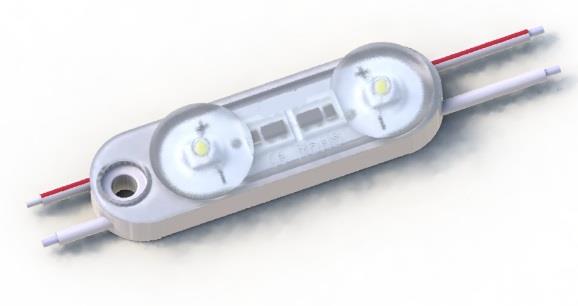 ECOLED MODULI ALU 24V-2 LED 170°