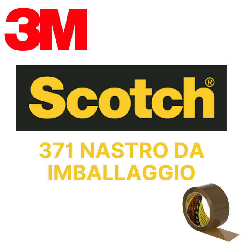 SCOTCH® 371 NASTRO DA IMBALLAGGIO Avana, 50 mm x 66 m
