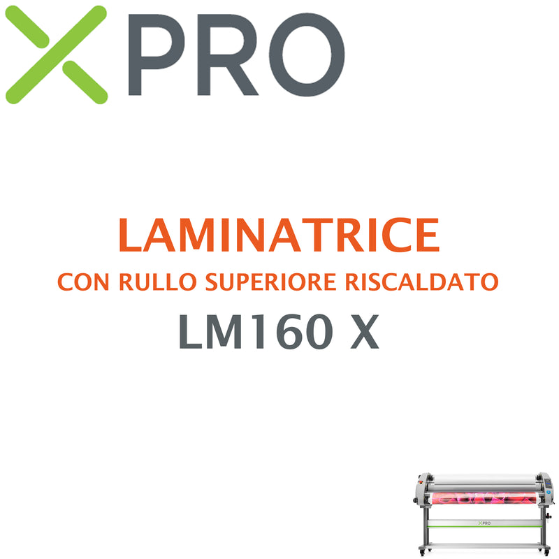 LAMINATRICE CON RULLO SUPERIORE RISCALDATO mod. LM160 X